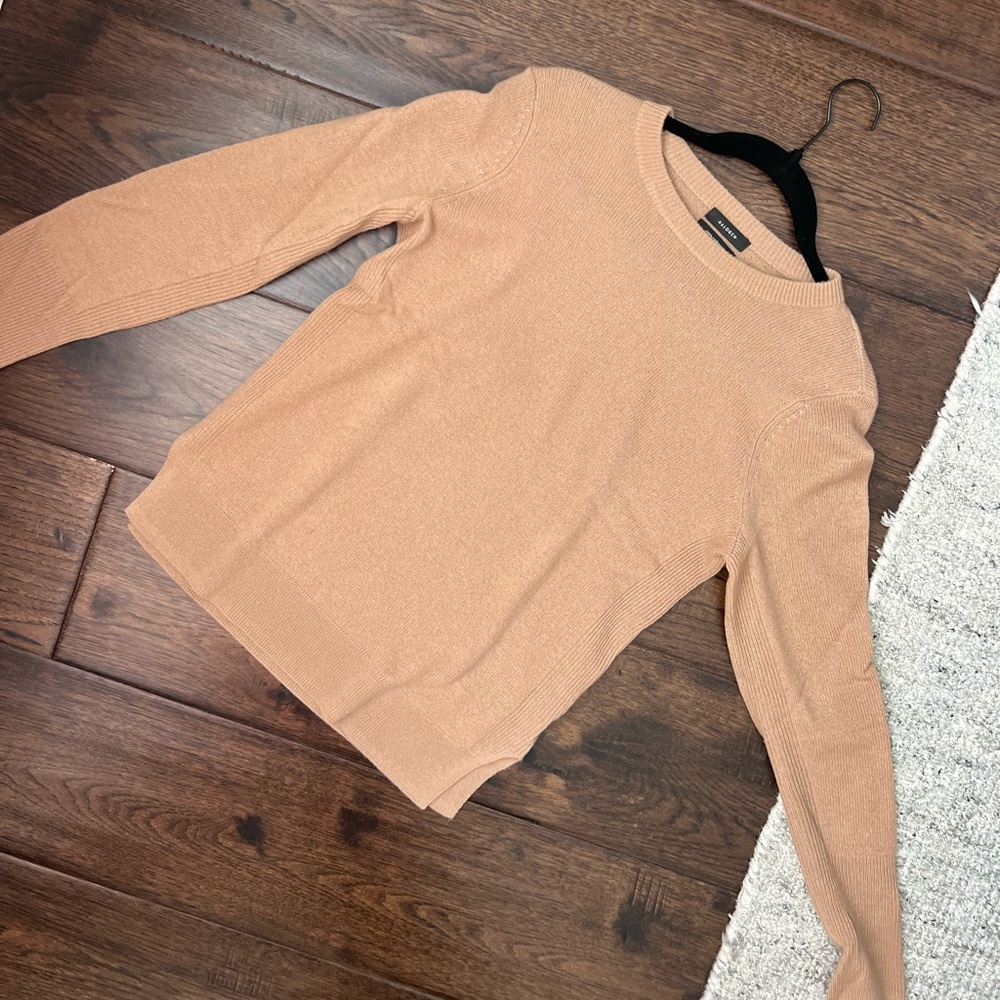 Halogen Brown 100% Cashmere Sweater